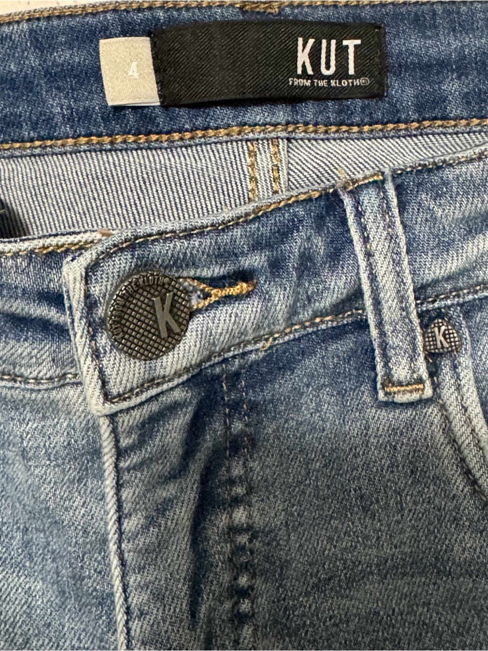 KUT from the Kloth Rachael Fab AB Non-Joan High Rise Jeans — Size 4 - Picture 8 of 8